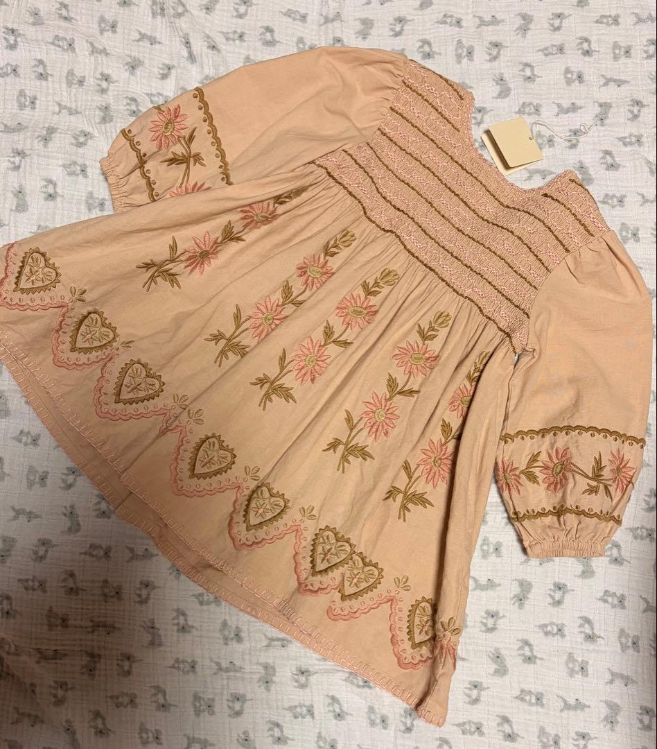 ワンピース apolina Penny Smock Dress 3-5y