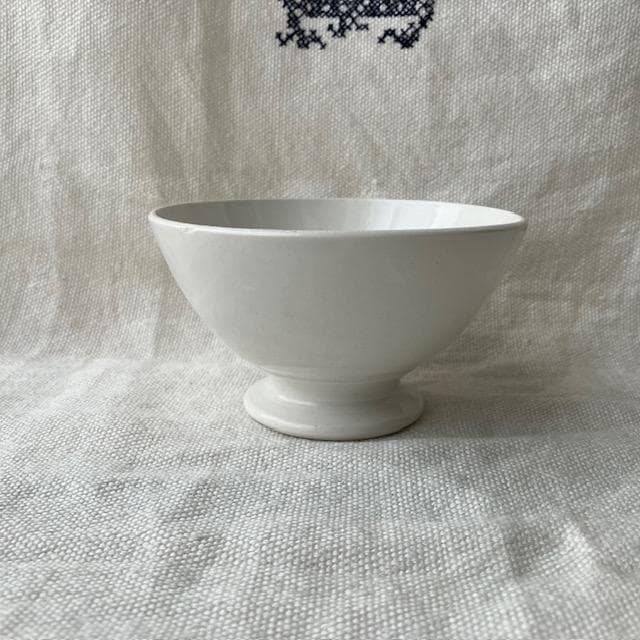 ◆サルグミンヌ小ぶりなカフェオレボウル白＃クレイユモントロージアンオクトゴナル
