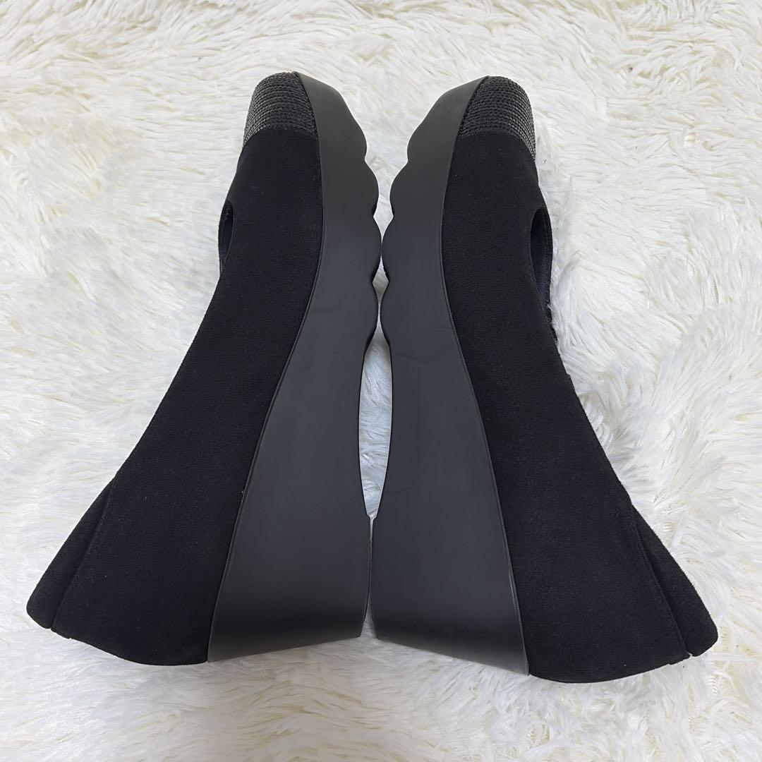 【美品】HILLS AVENUE ヒルズアベニュー スエード パンプス 24.5