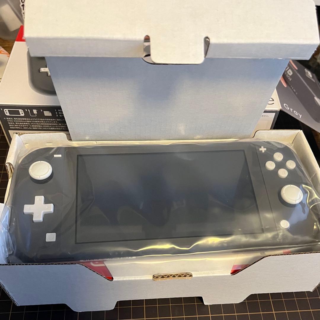 Nintendo Switch Lite グレー 本体　箱あり
