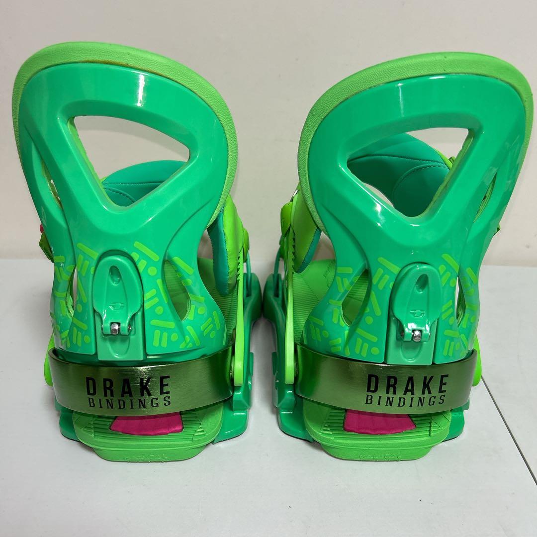 DRAKE JADE GREEN FLUO スノーボードバインディング メンズS