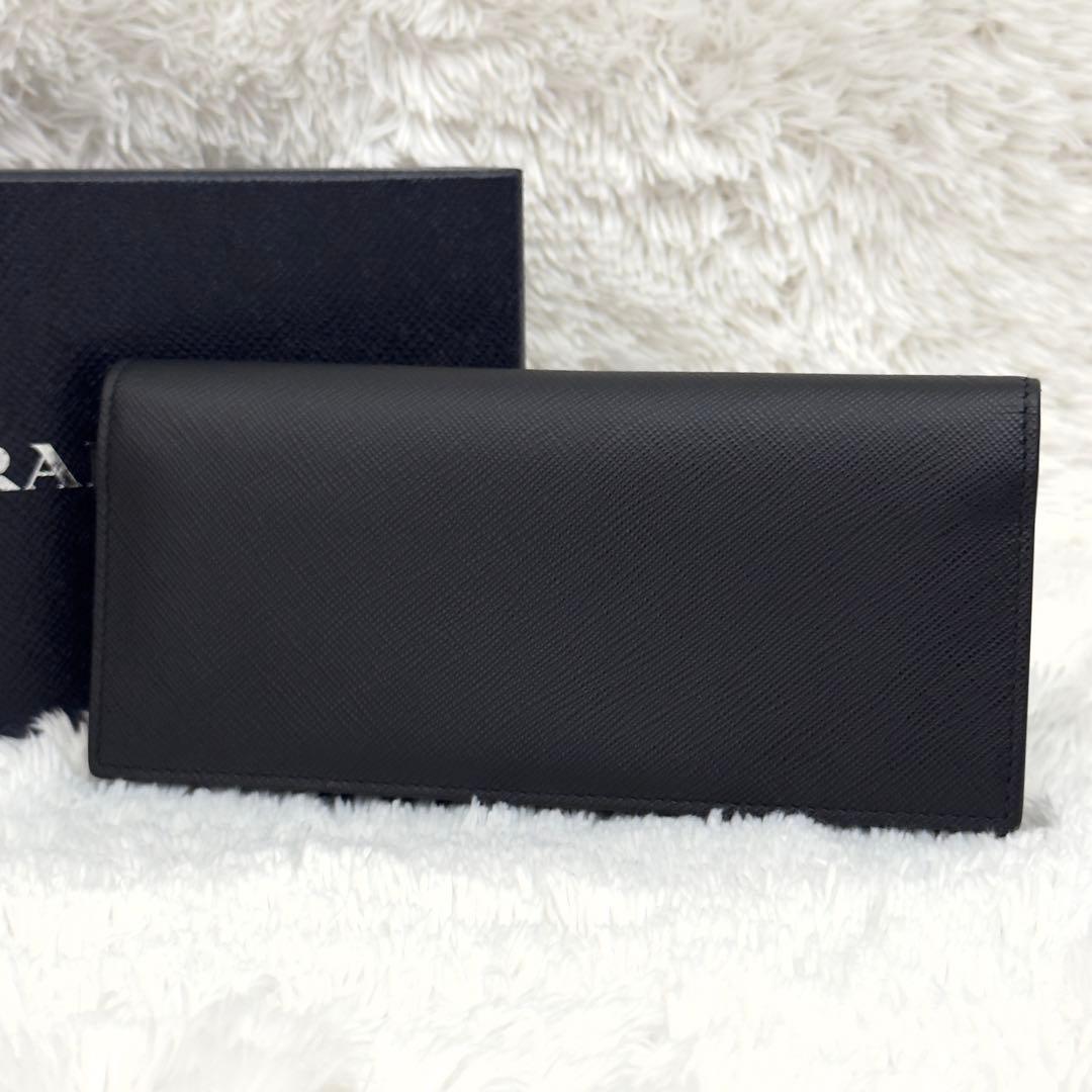 未使用級✨RFID内蔵 PRADA プラダ サフィアーノレザー 長財布 二つ折り