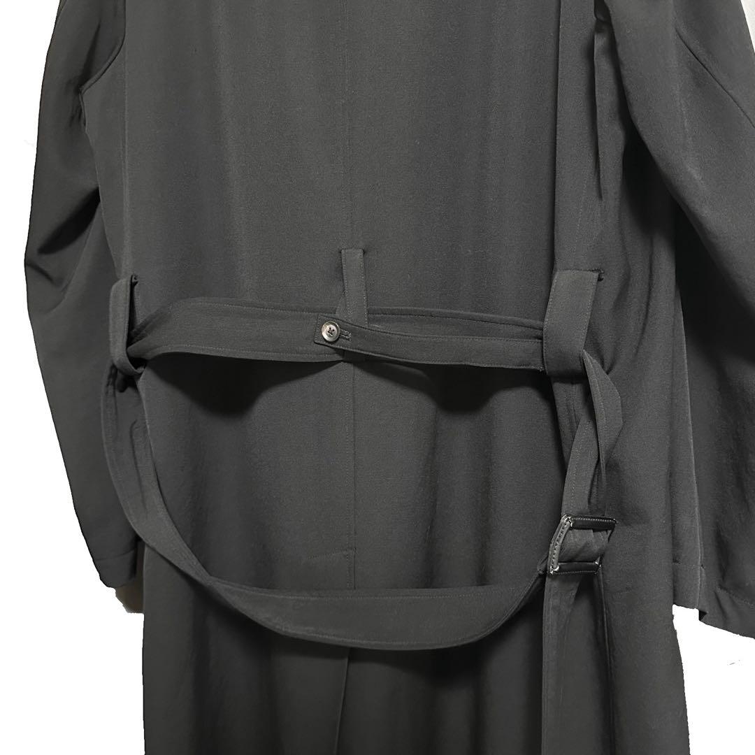 レギュレーション ヨウジヤマモト メン 19AW フーデッド ベルト付き コート