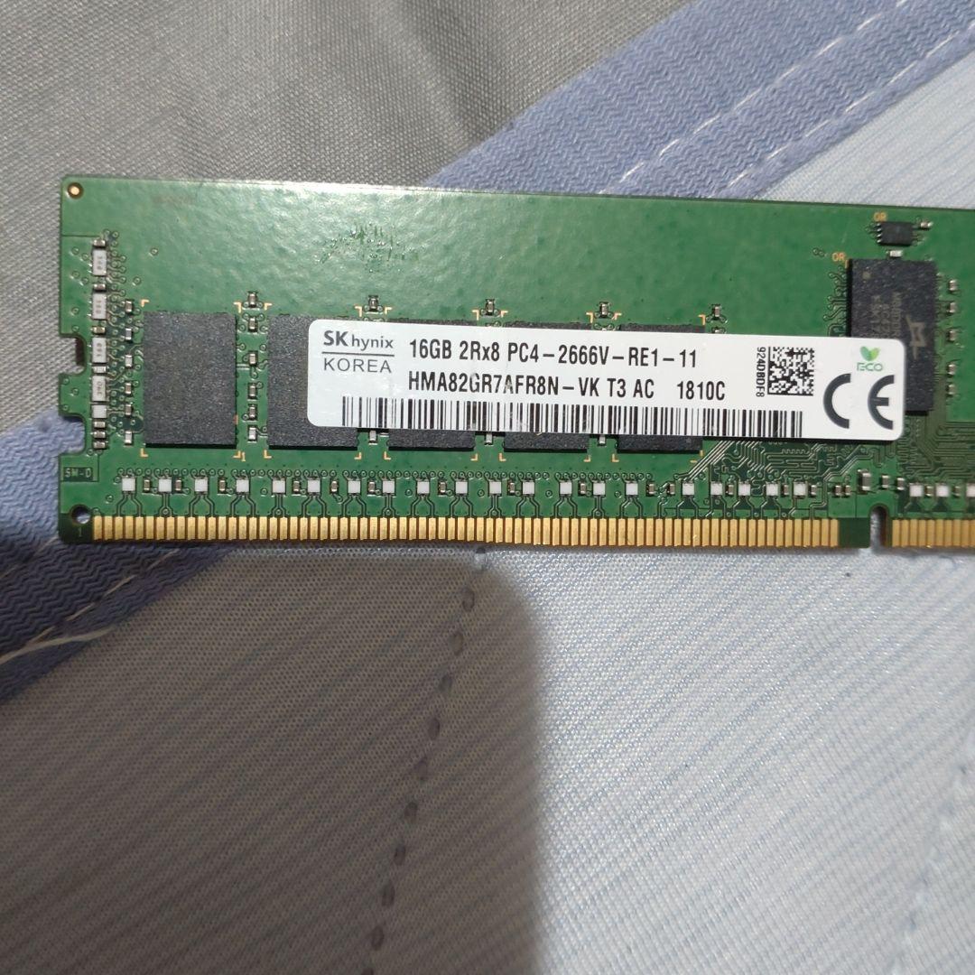 SK hynix 16GB DDR4 2666MHz メモリー