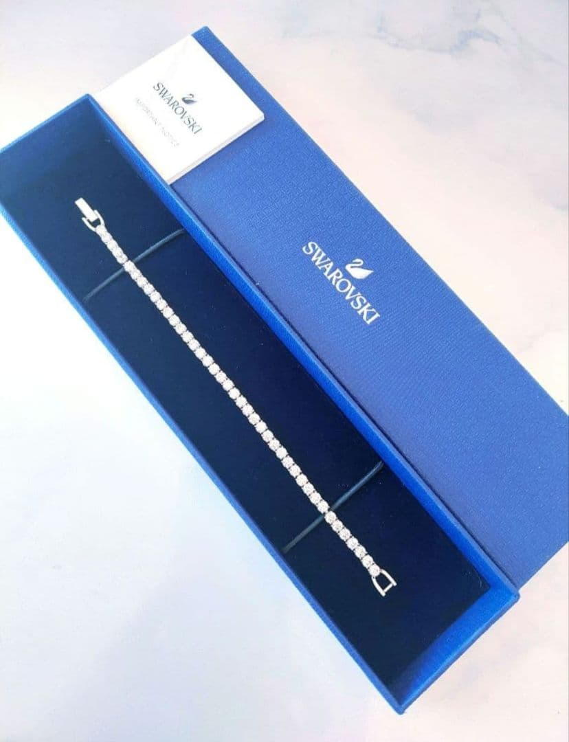 ななさん専用 テニス Dluxe ブレスレット スワロフスキー