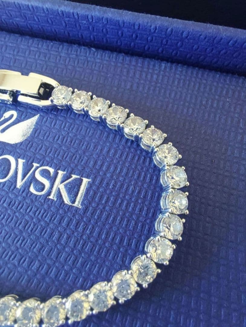 ななさん専用 テニス Dluxe ブレスレット スワロフスキー