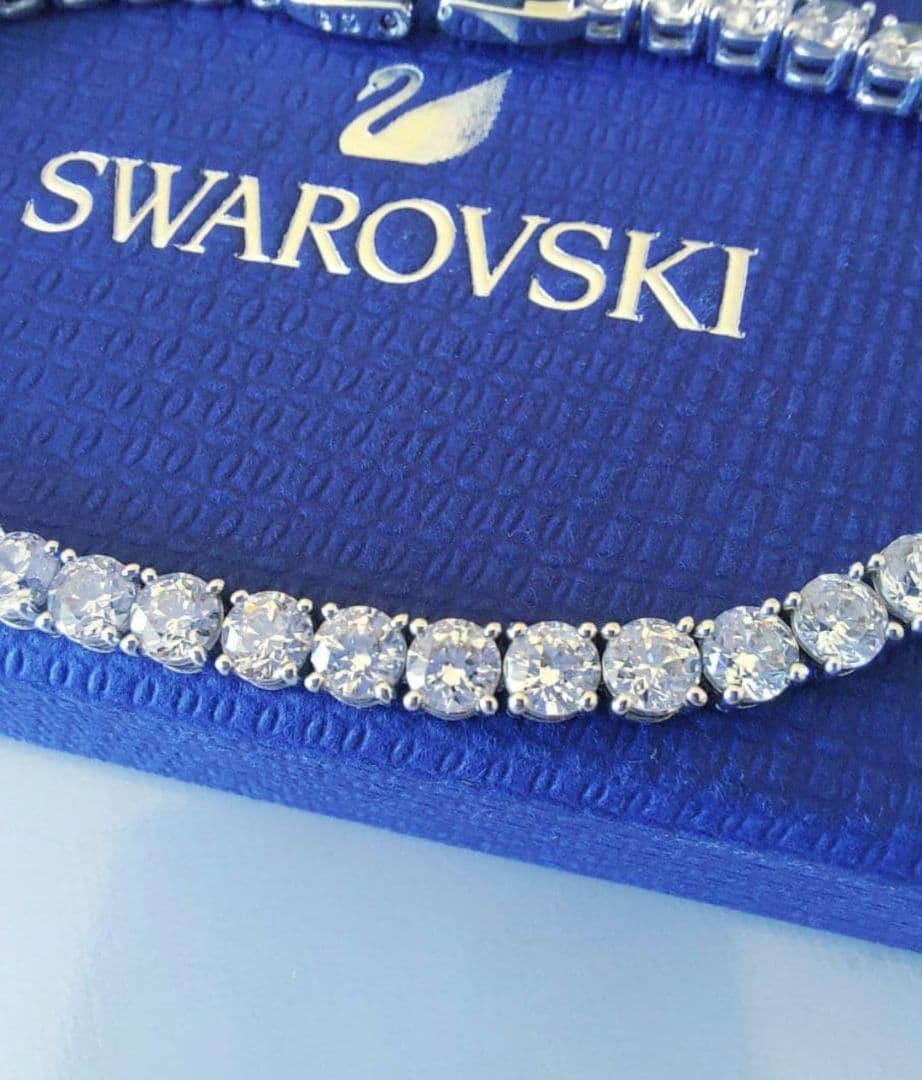 ななさん専用 テニス Dluxe ブレスレット スワロフスキー