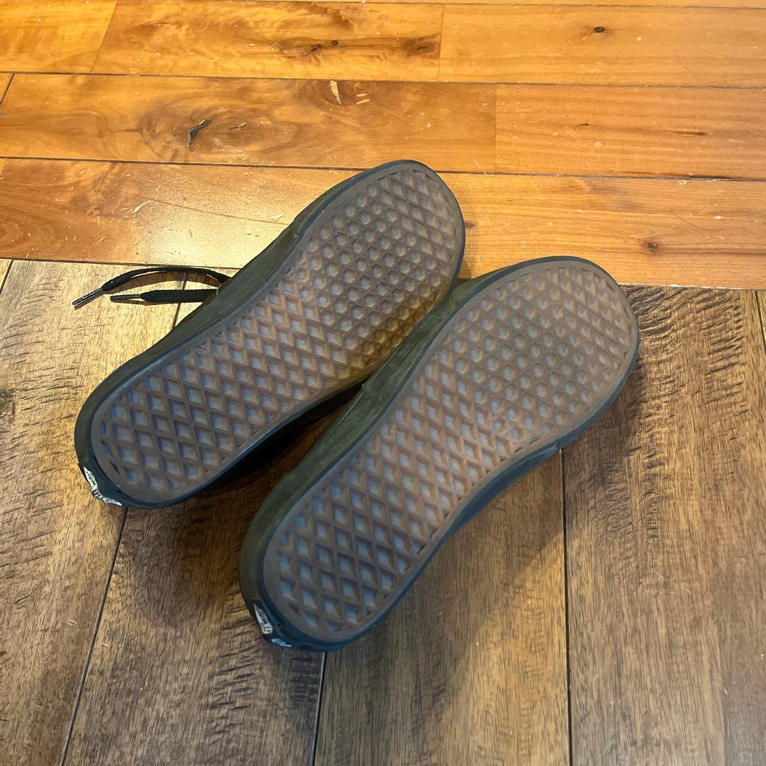 VANS オーセンティック　レザー　ブラック スニーカー