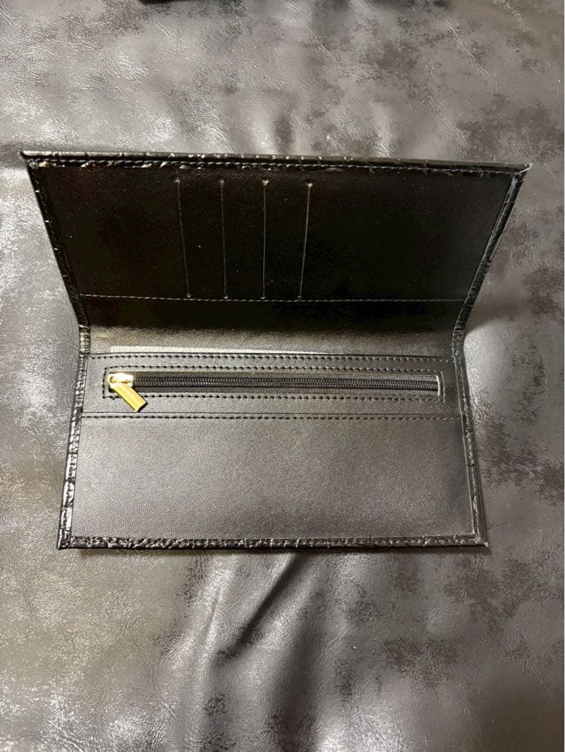 皇居 長財布&ケース クロコダイル ブラック　新品未使用