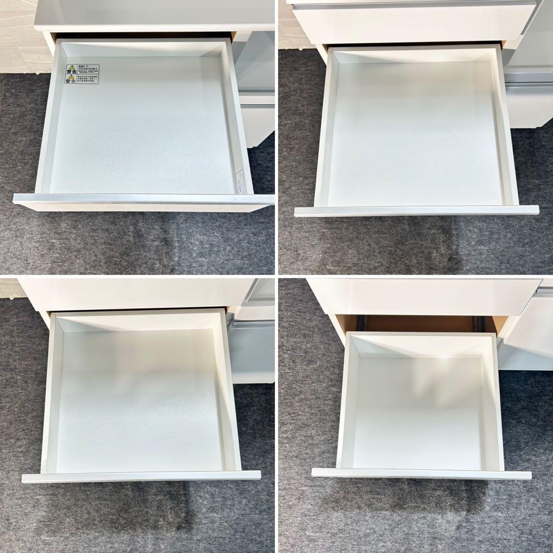 ニトリ 食器棚 レジューム90 幅90cm シンプル 家具 d5298