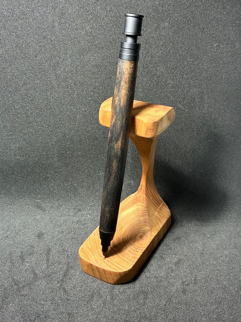 MDS1シャーペン0.5mm 黒柿孔雀杢
