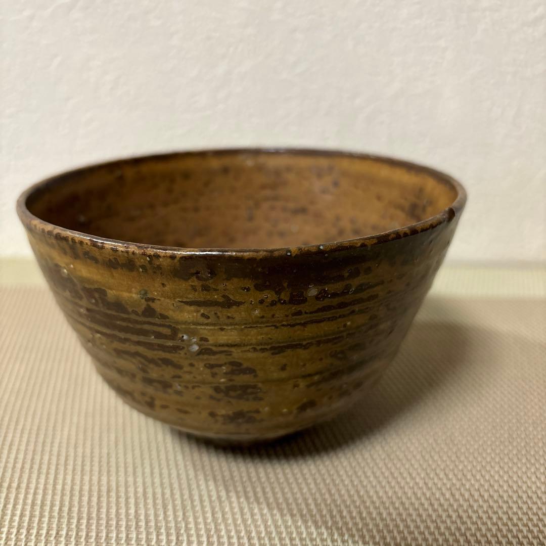 抹茶碗 七代 高橋 道八 伊羅保茶碗