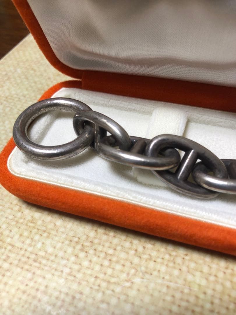 ヴィンテージ HERMES シェーヌダンクル TGM 12コマ マルジェラ期