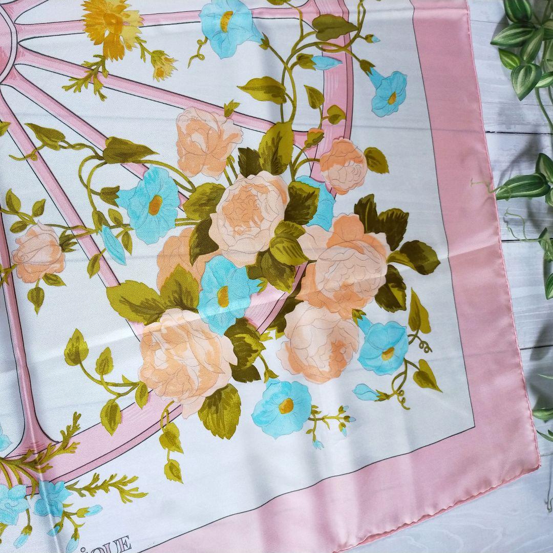 ☘️極美品☘️HERMES カレ90　ロマンティック　ピンク