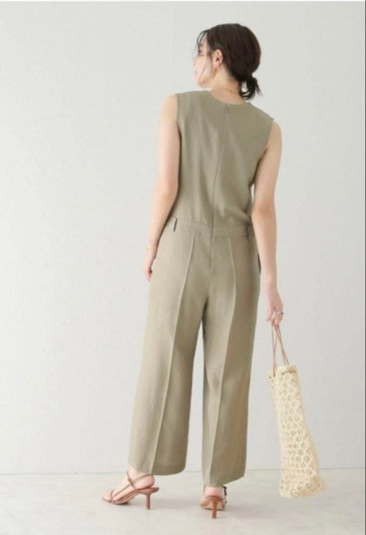 美品 plage プラージュ Deep V/N オールインワン サロペット 36