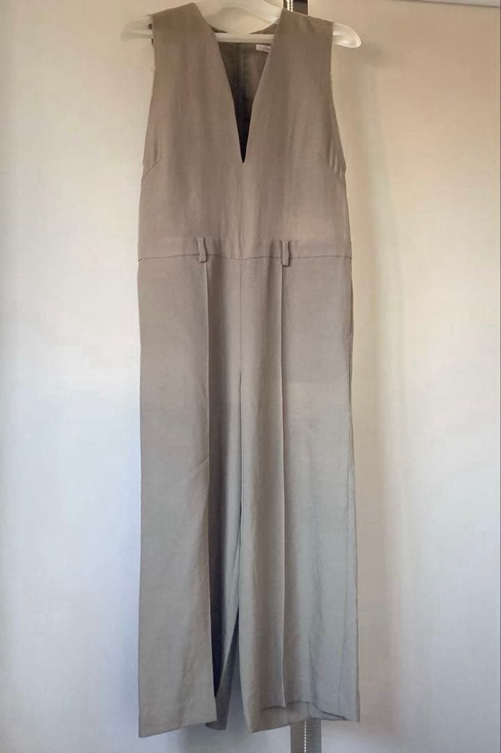 美品 plage プラージュ Deep V/N オールインワン サロペット 36