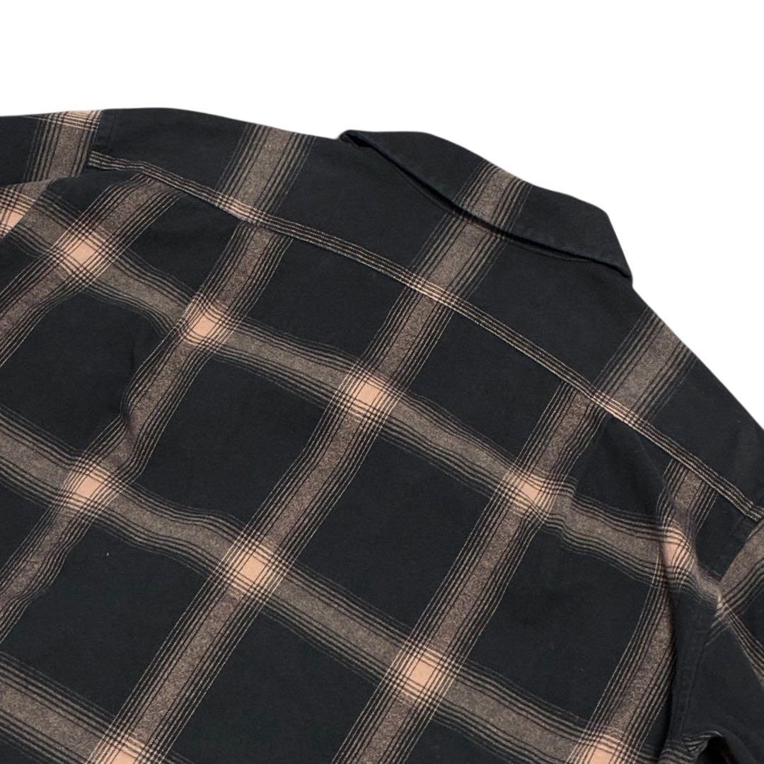Pendleton ブラック オンブレ ボードシャツ L