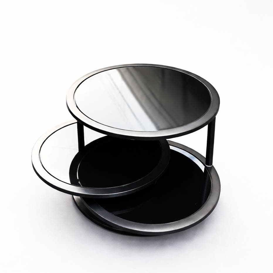 ガラス 棚 飾り台 ポストモダン ミッドセンチュリー