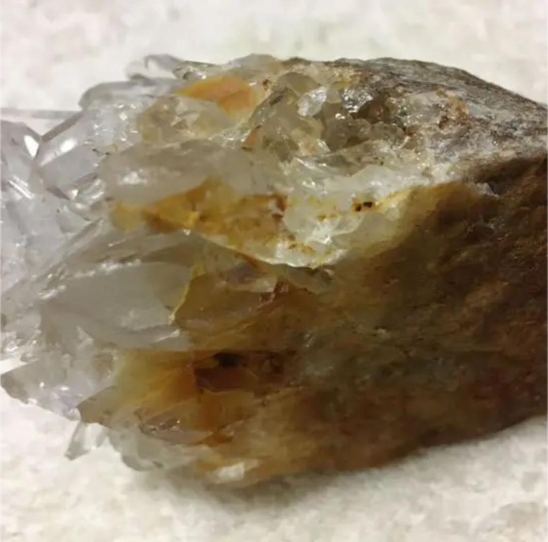 ヒマラヤ水晶　クラスター　原石　黄身