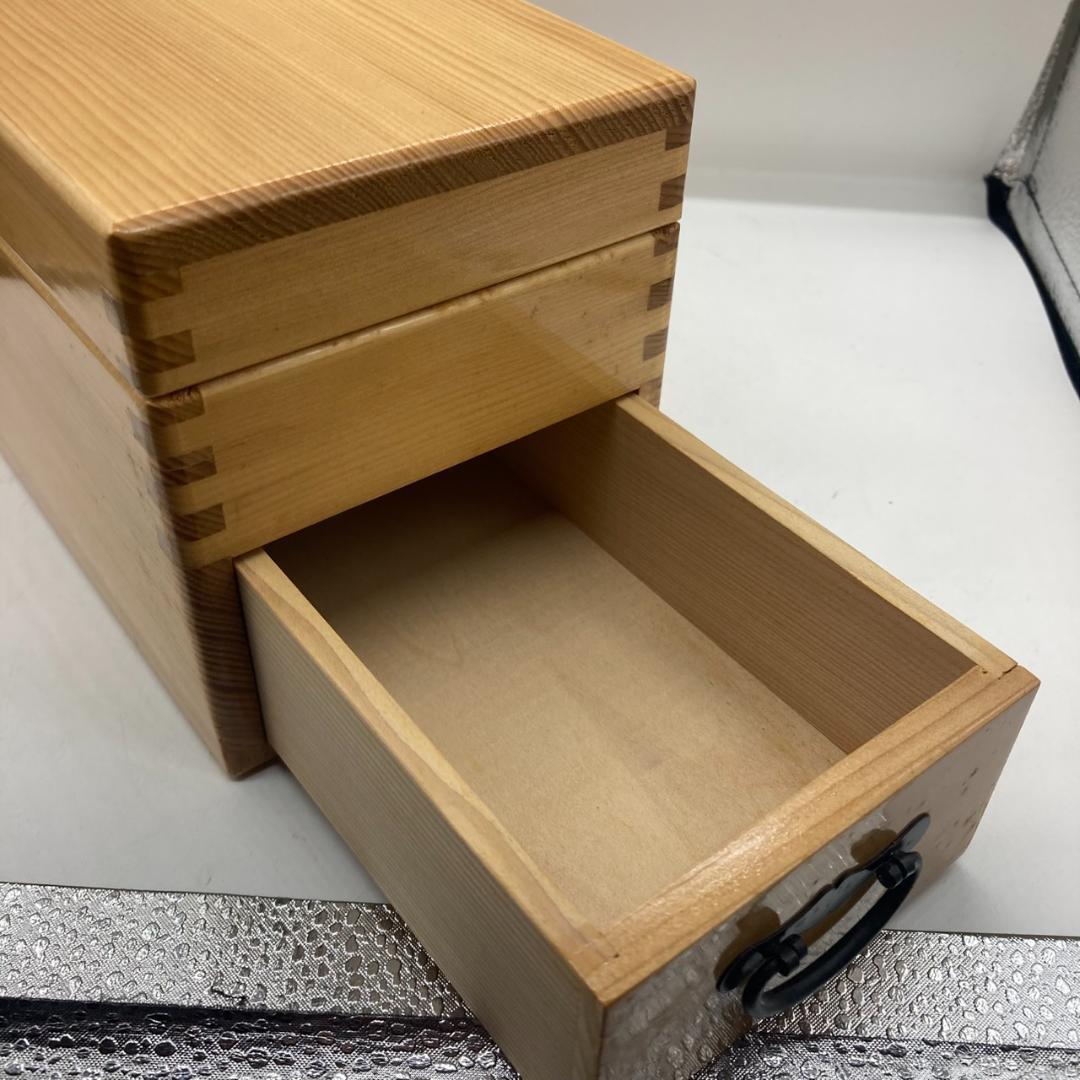 ▼日本製 匠 木製　かつお節削り器 　引出し付き