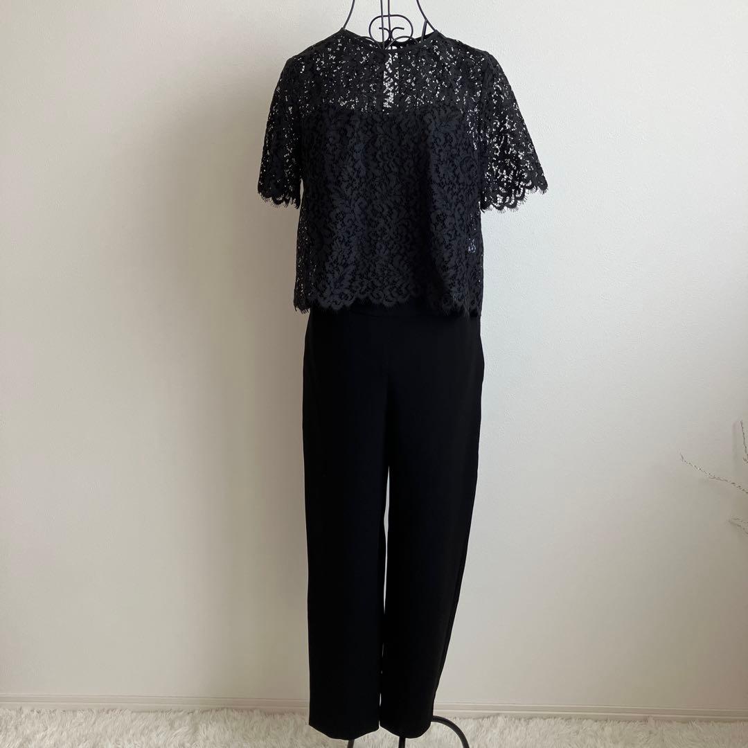 【美品】MUVEILミュベール　オールインワン　サロペット　レースボレロ
