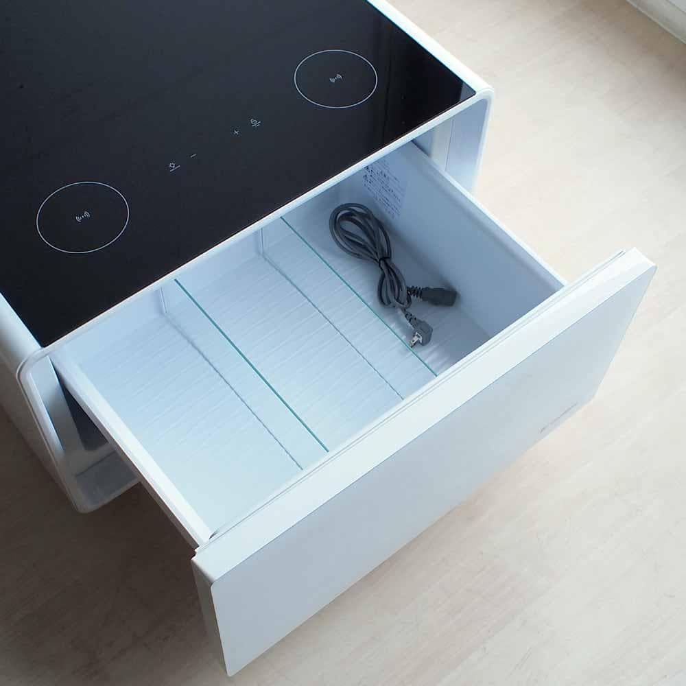 LOOZER SMART TABLE 冷蔵庫付きテーブル 充電器 ZR24185