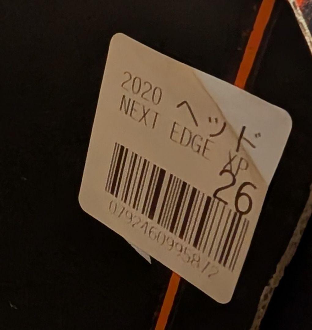 HEAD　next edge xp スキー ブーツ ブラック/レッド