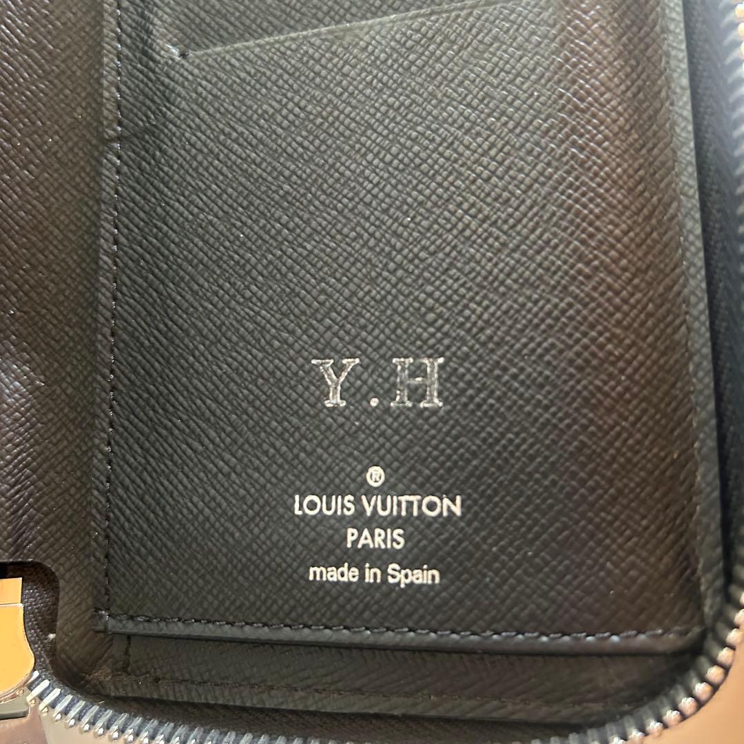 Louis vitton 長財布 タイガ ブラック 【刻印あり】