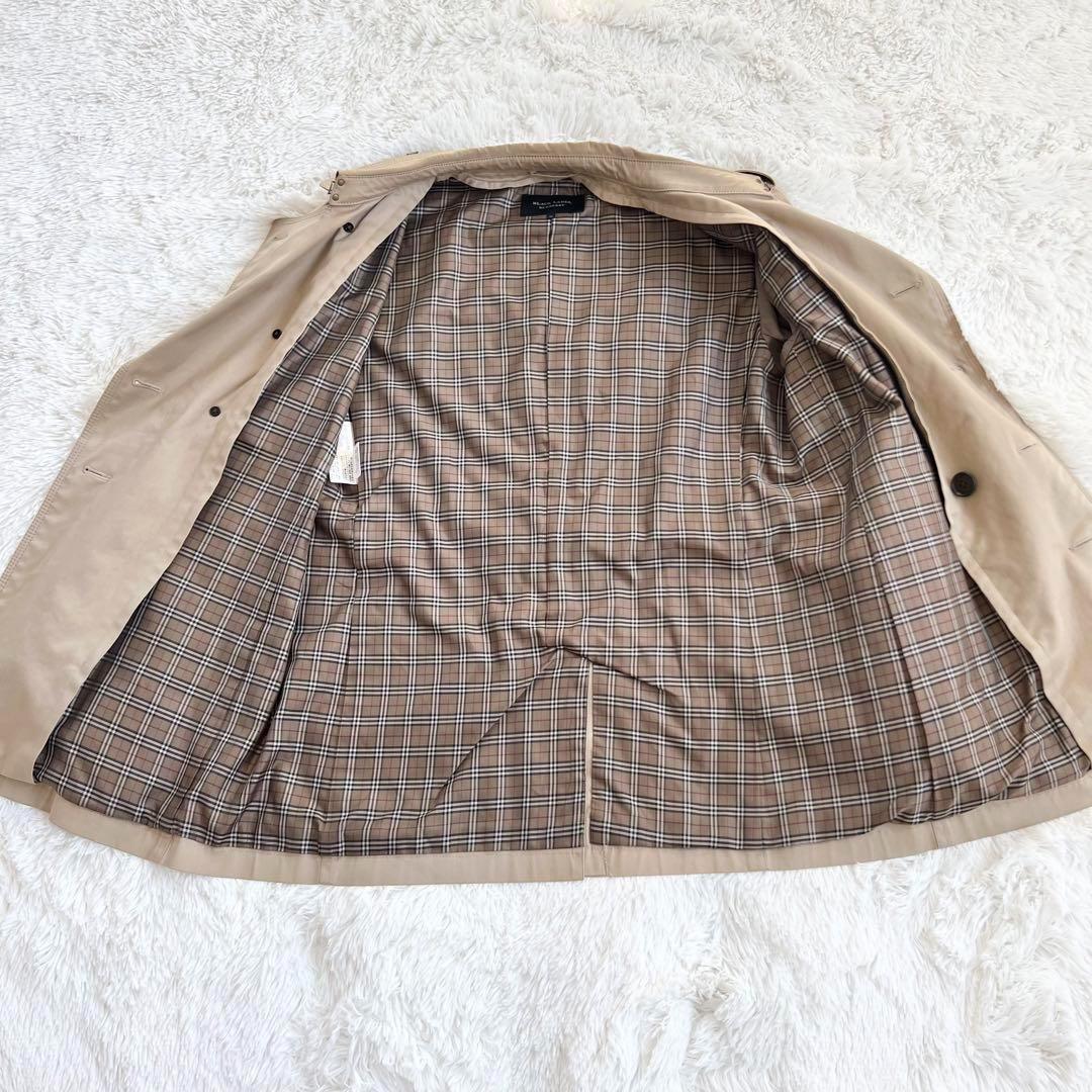 バーバリーブラックレーベル トレンチコート ライナー ノバチェック　XL