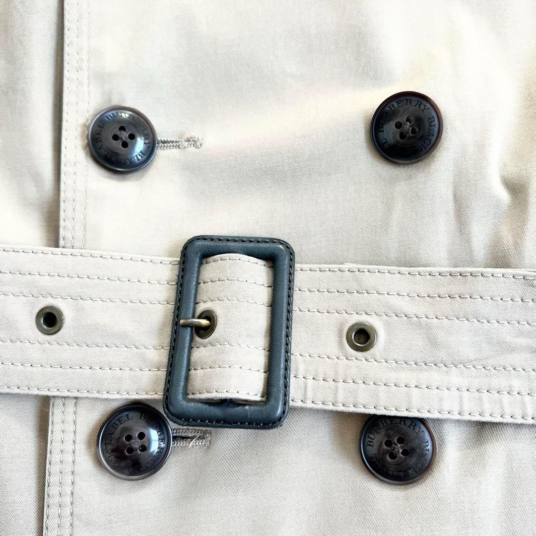 バーバリーブラックレーベル トレンチコート ライナー ノバチェック　XL