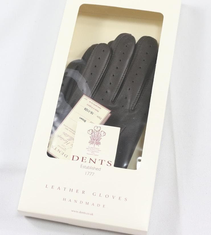 新品 デンツ DENTS　ドライビンググローブ Lサイズ Brown