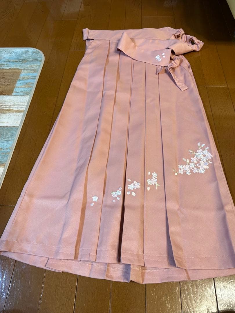 Catharine Cottage 八重桜薄青上着×桃色袴　150 セット