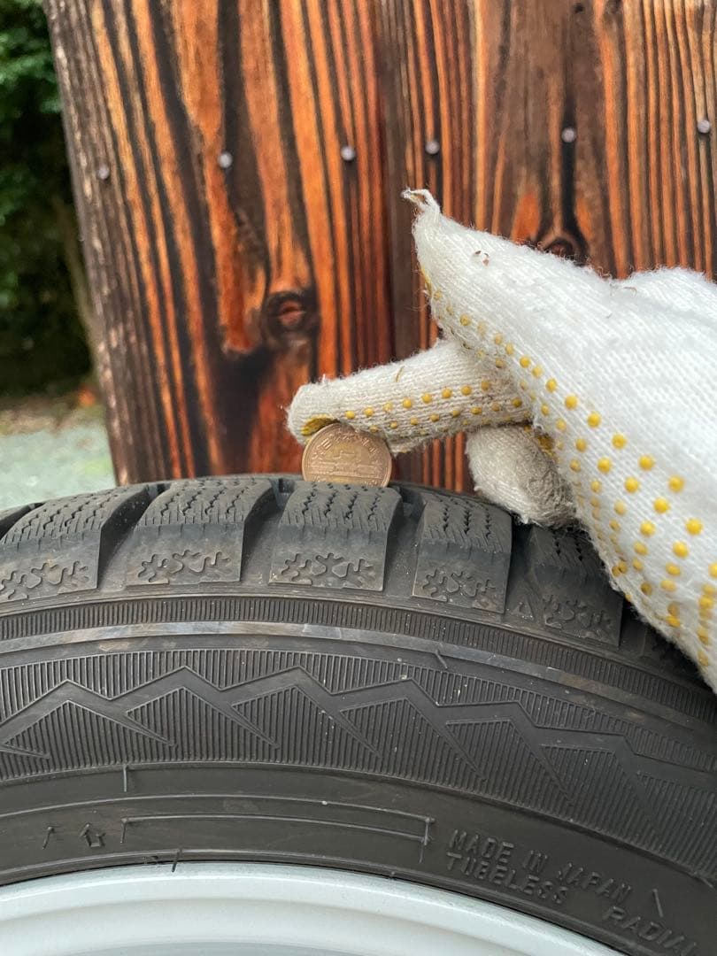 GOODYEAR　冬タイヤ　155/65R14　タイヤ&ホイール4本セット
