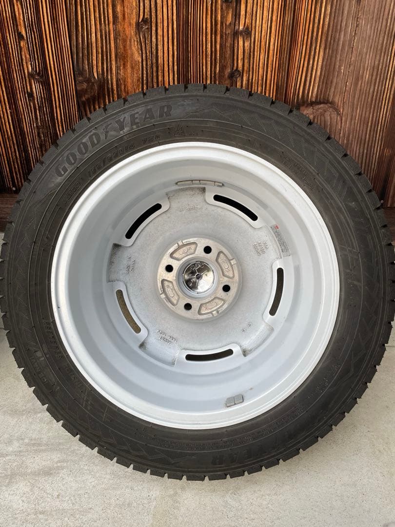 GOODYEAR　冬タイヤ　155/65R14　タイヤ&ホイール4本セット