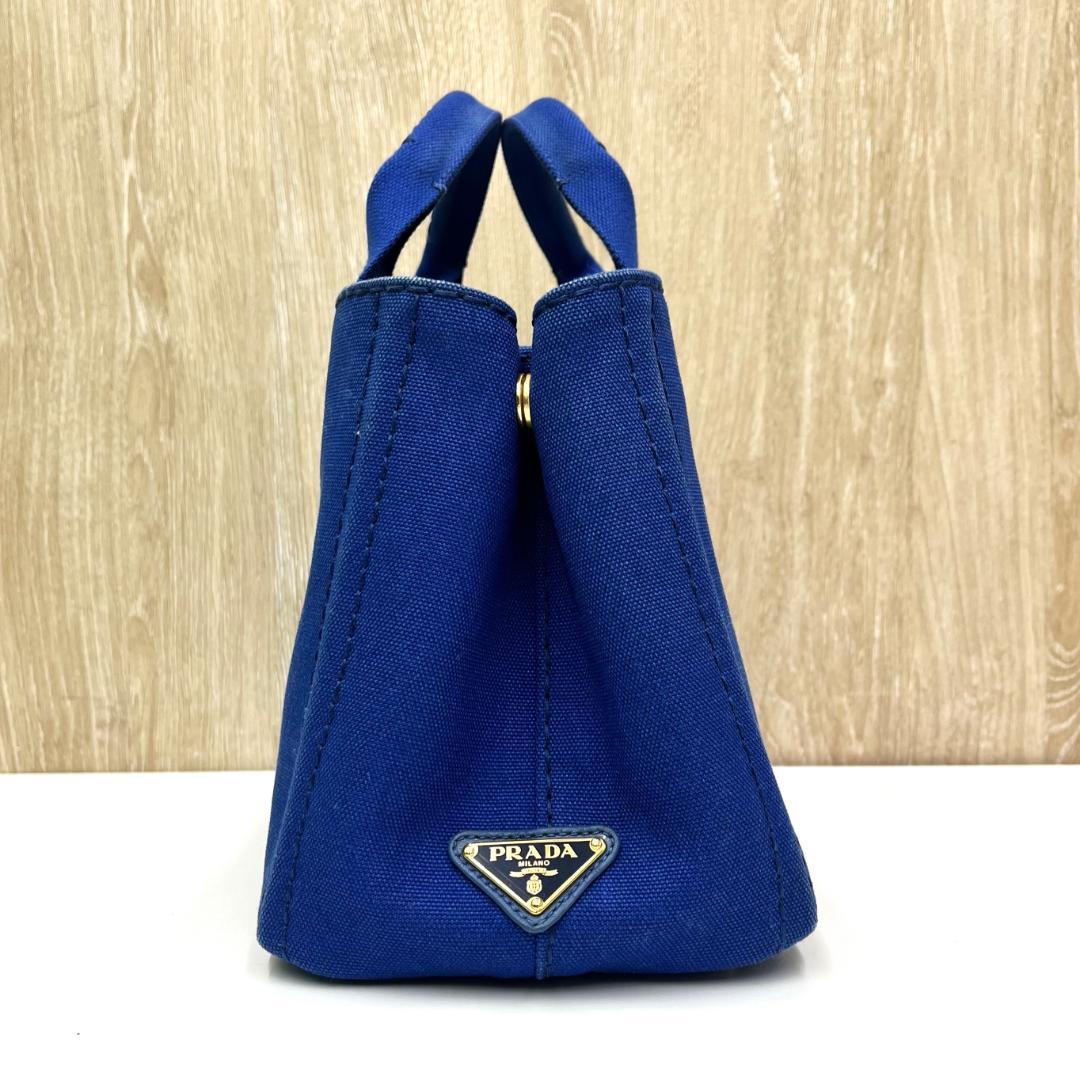 ★PRADA プラダ カナパ ハンドバッグ ブルー 正規品