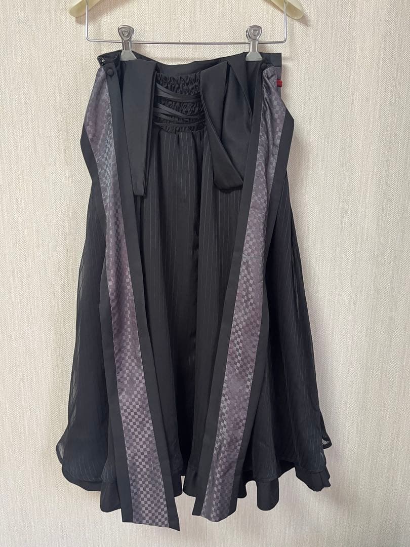 Amavel おぼろ月夜の彼岸花 和風スカート、ブラウス