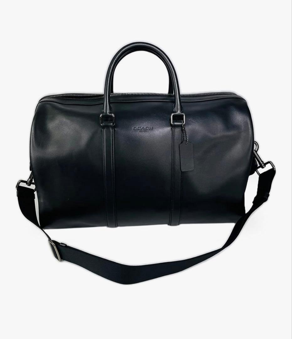 COACHレザー　ボストンバッグ　美品　コーチ