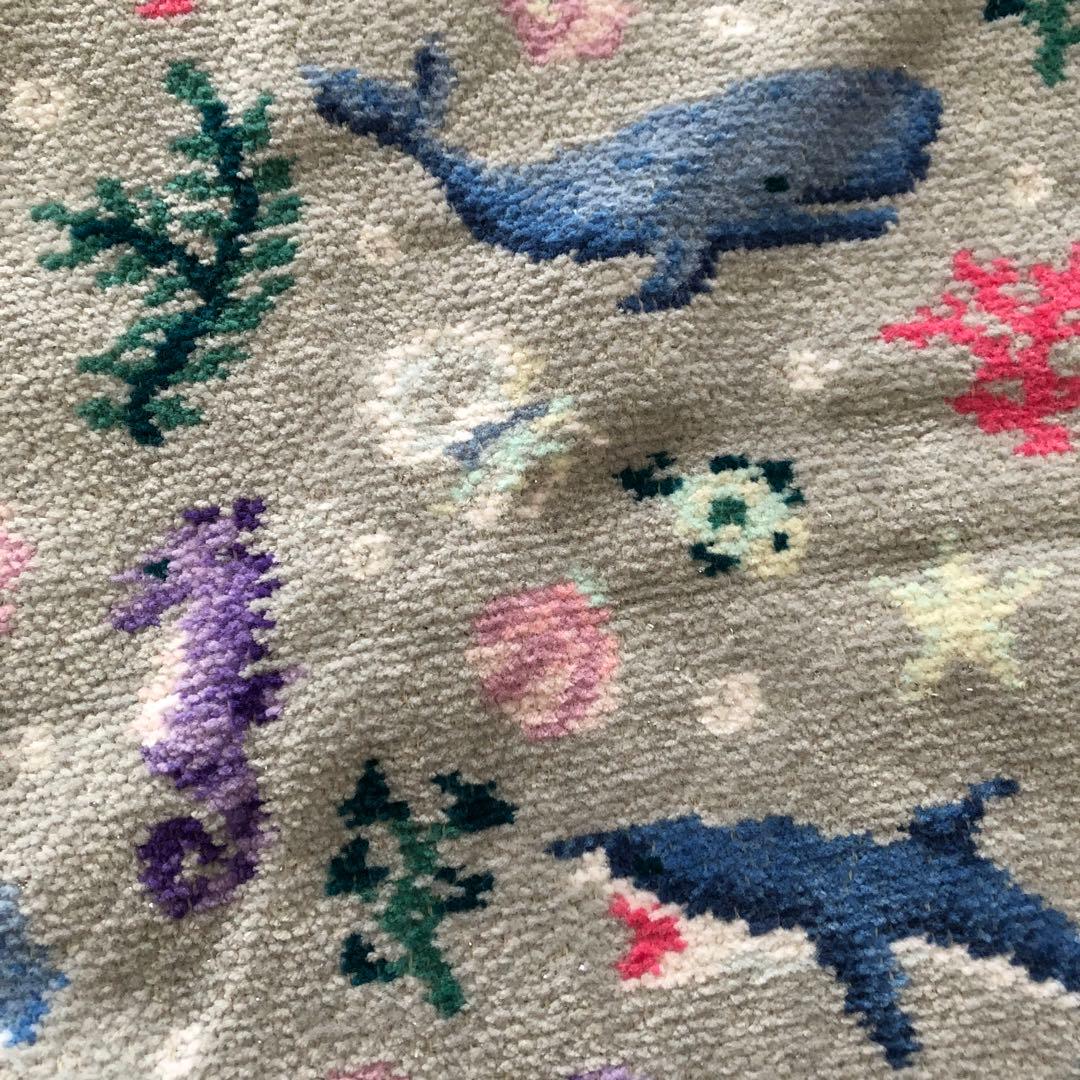 未使用　FEILERハンドタオル　インザシー　フェイラー　イルカ　シャチ　クジラ