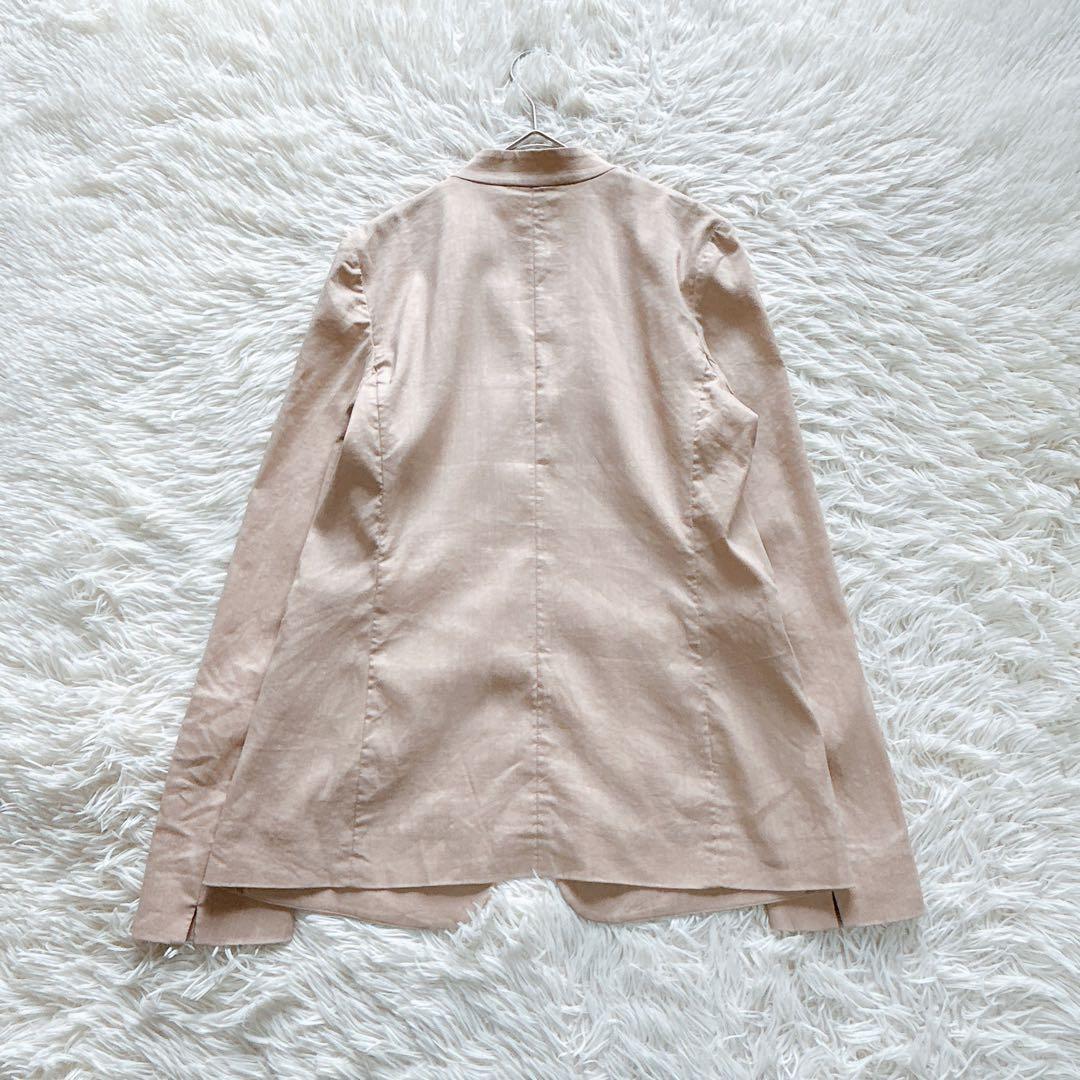 【美品】PLST　リネンブレンドパンツセットアップ　洗える　超ストレッチ　M　L
