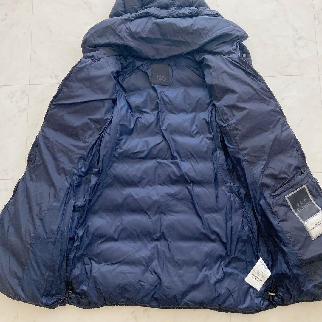 極美品　TATRAS タトラス　ポリテアマ　ダウンジャケット　ネイビー　03