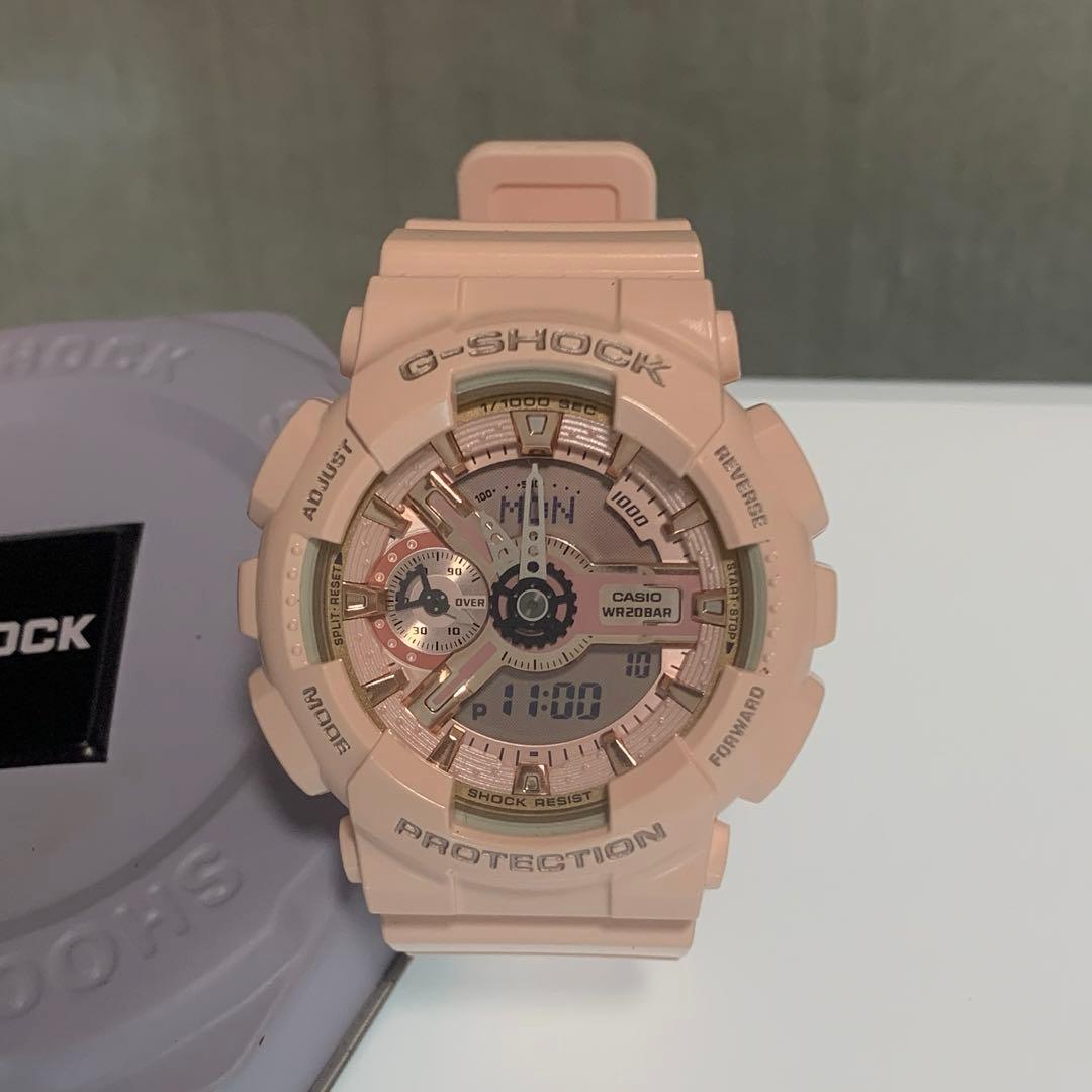 G-SHOCK／CASIO／GMA-S110MP／腕時計／ピンク／ほぼ未使用