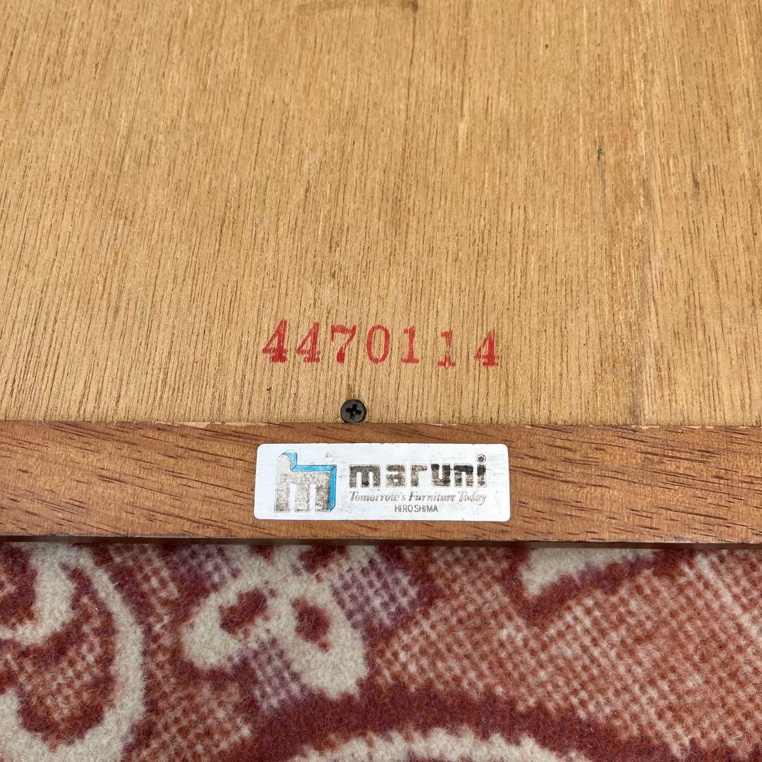 高品質 ◾️maruni マルニ オーク材 木製フレーム 八角形 壁掛けミラー 鏡