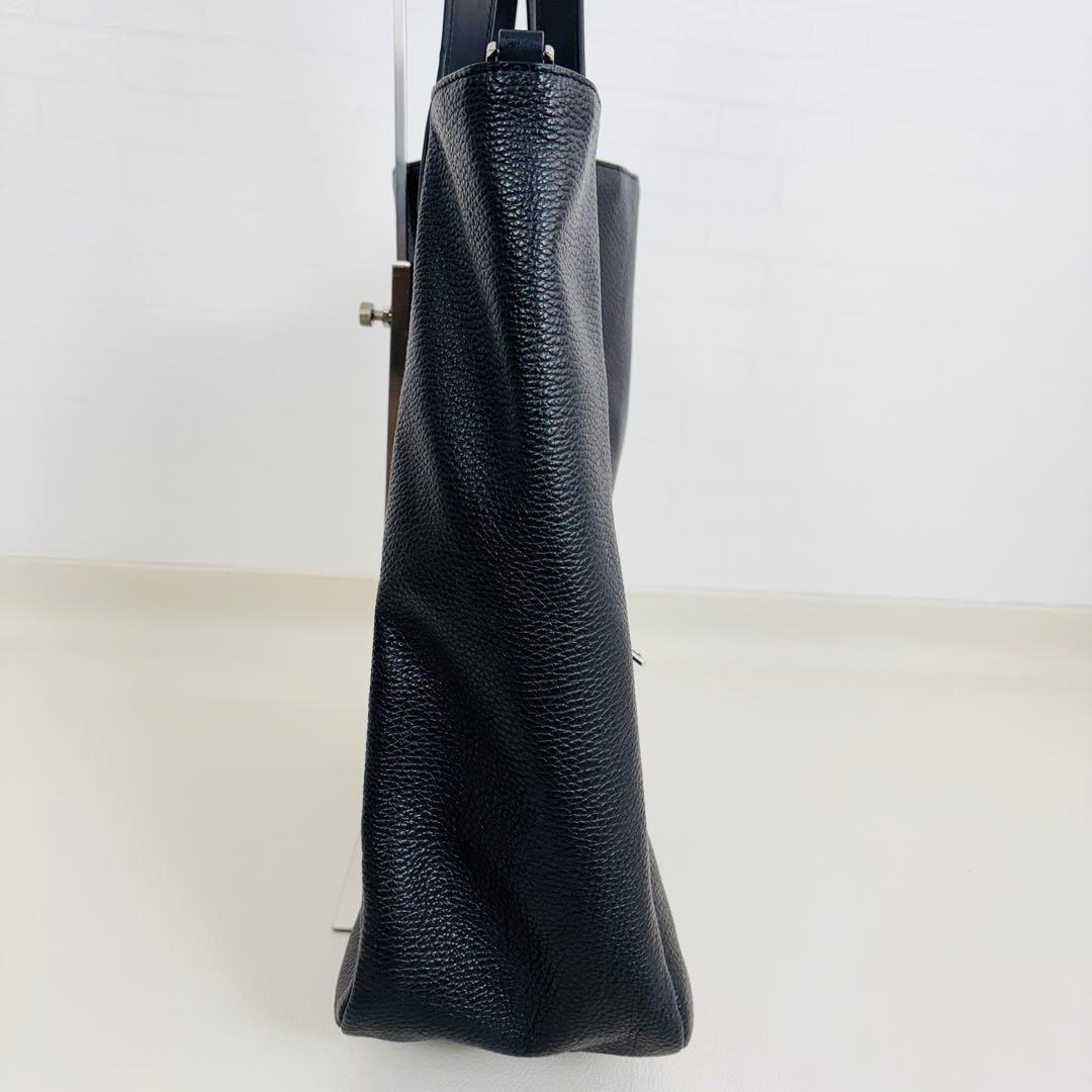 2721【美品】FURLA 本革 トートバッグ レザー A4収納 リバーシブル