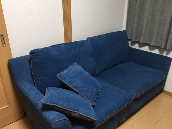 ソファー ブルー
