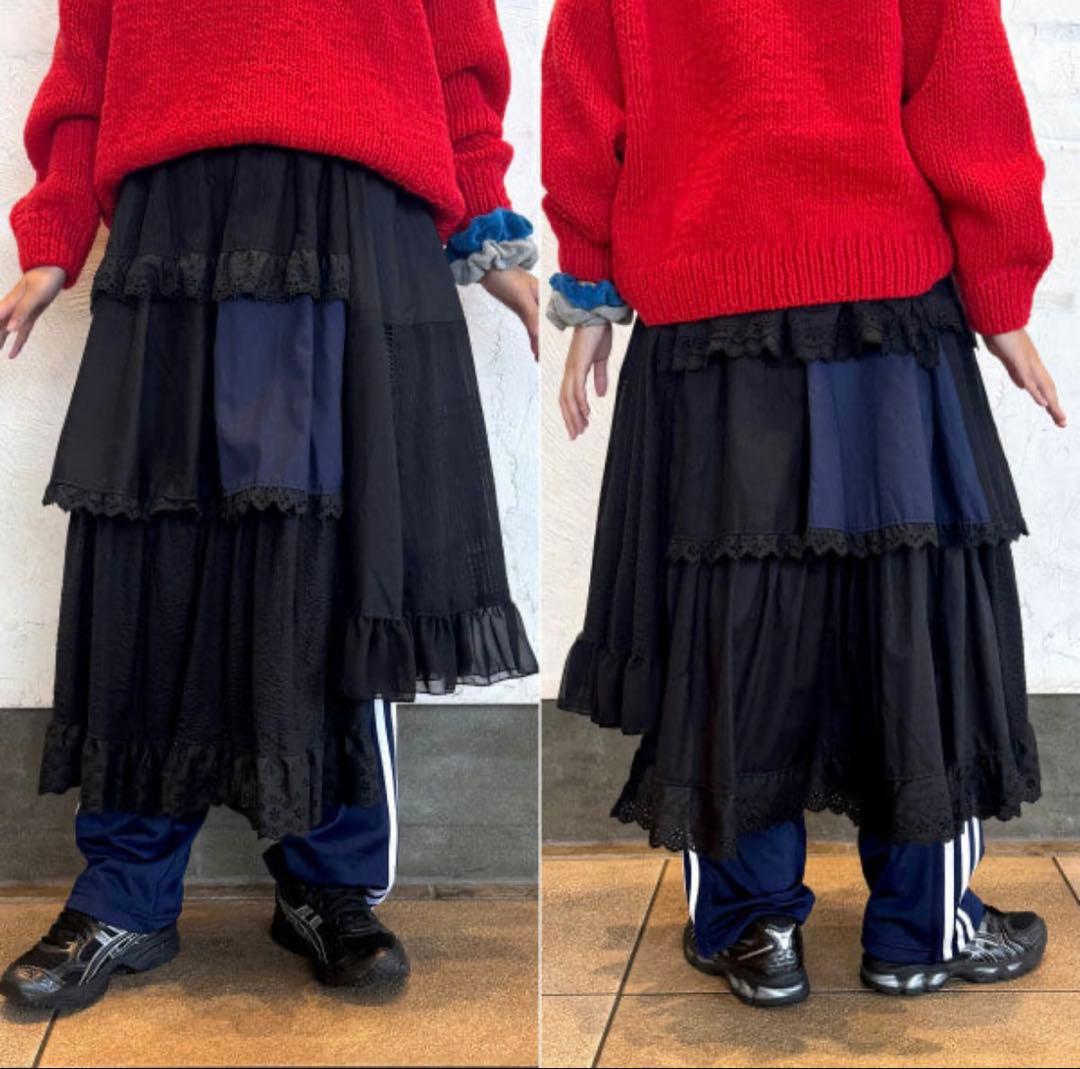 【25AW】【完売】BEAMS BOY TORI-TO / ティアード スカート