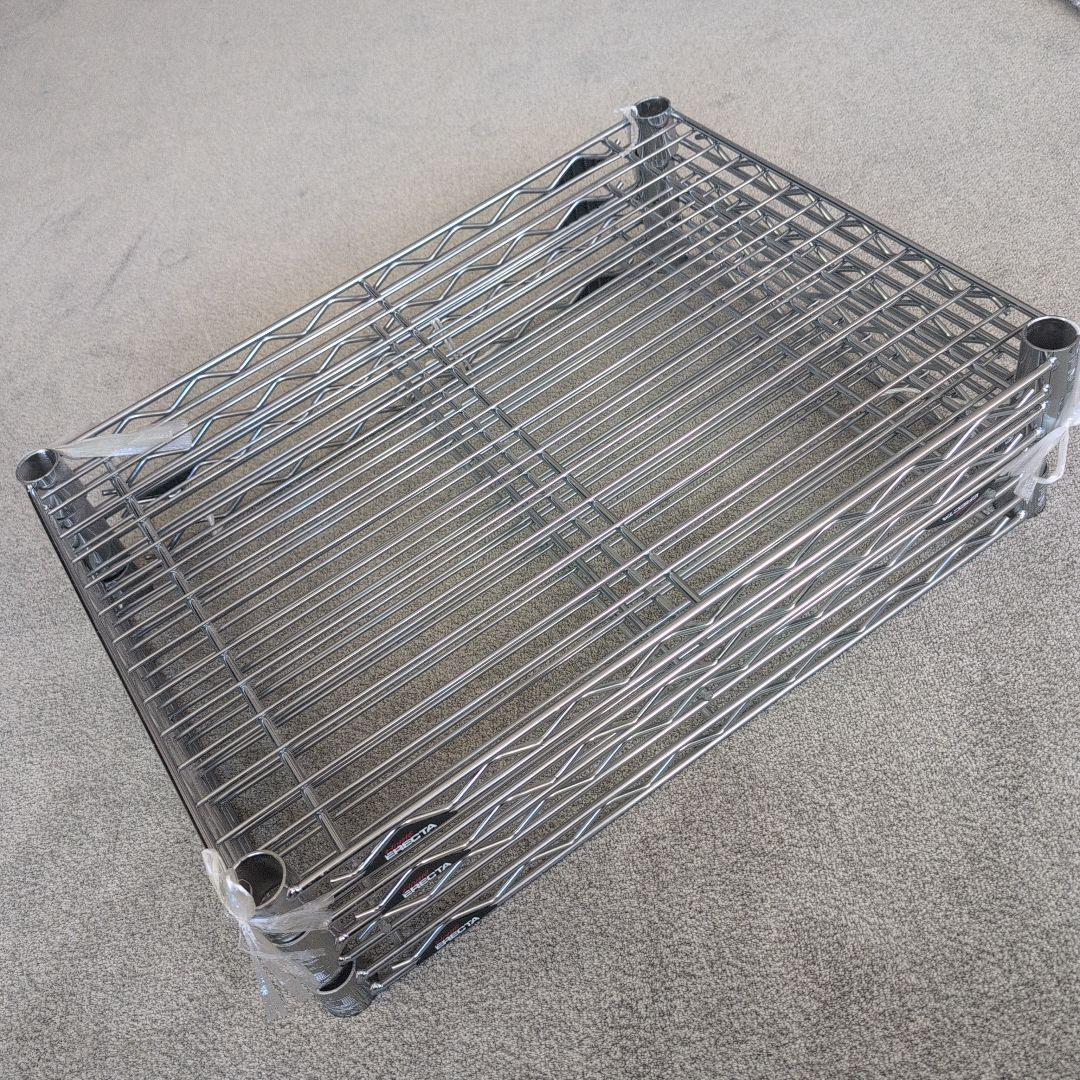 ERECTA スチールラック シルバー 棚板 60×45cm 4枚セット