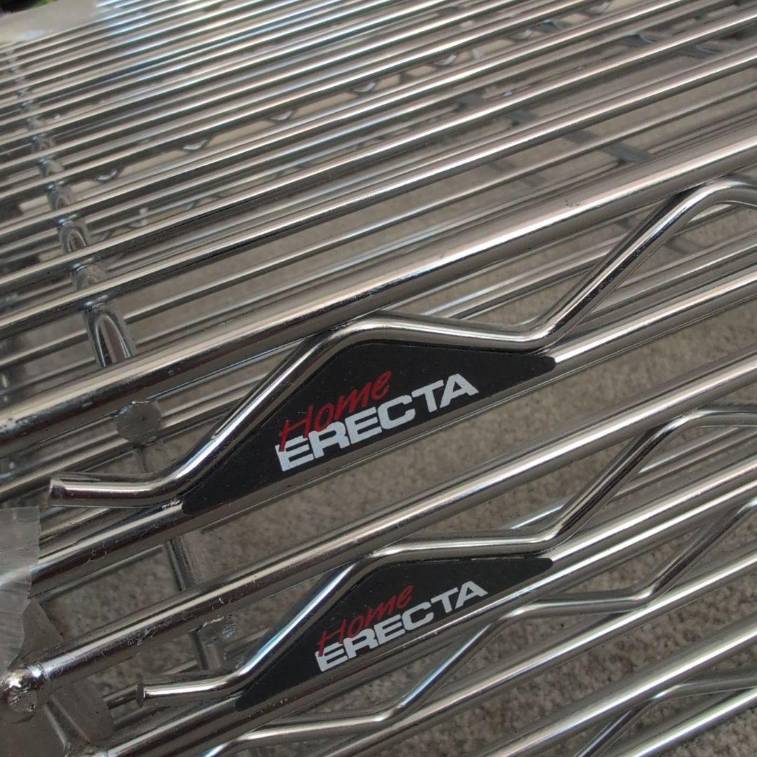 ERECTA スチールラック シルバー 棚板 60×45cm 4枚セット