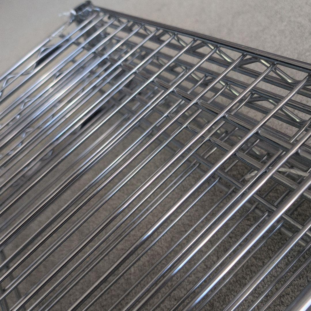 ERECTA スチールラック シルバー 棚板 60×45cm 4枚セット