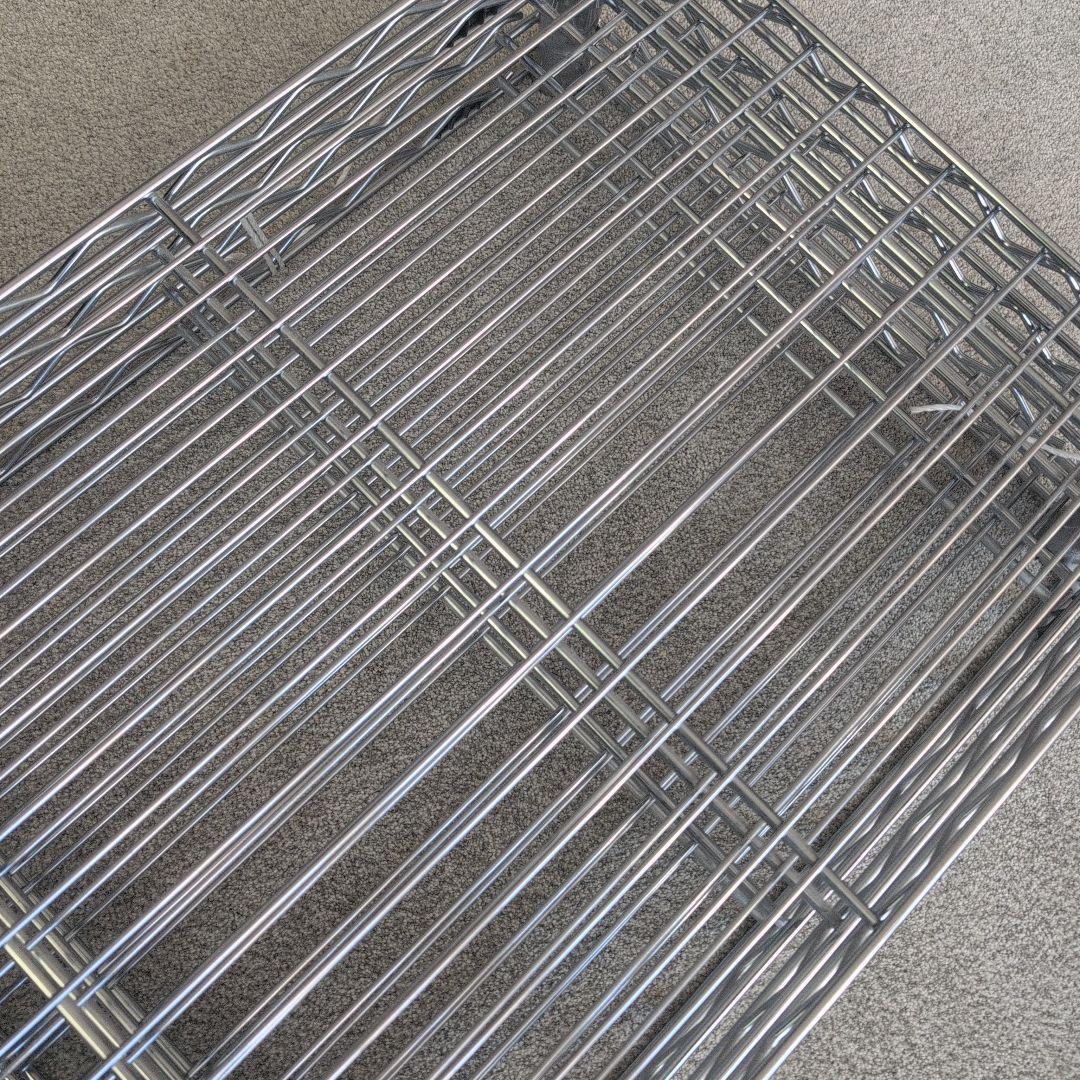 ERECTA スチールラック シルバー 棚板 60×45cm 4枚セット