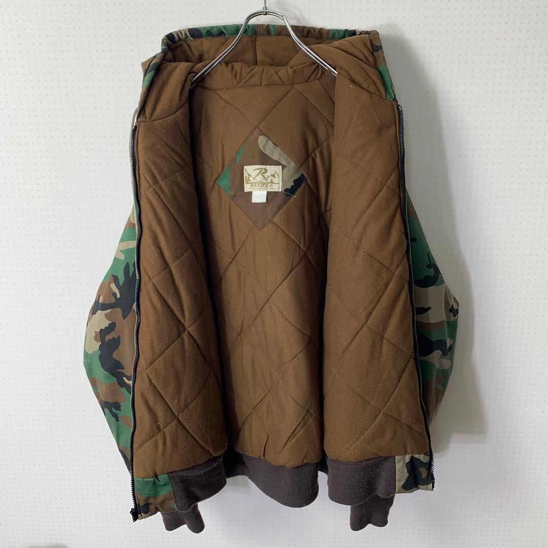 90s Rothco アクティブジャケット 迷彩 ミリタリー 軍物 中綿パーカー